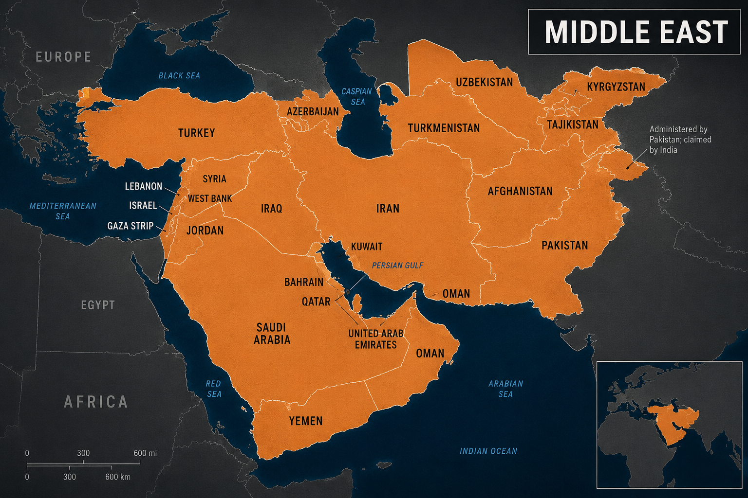 The Five Fault Lines of the Middle East - 2026