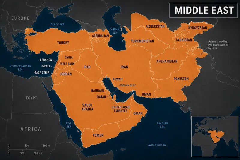 Les 5 lignes de fracture du Moyen-Orient - 2026