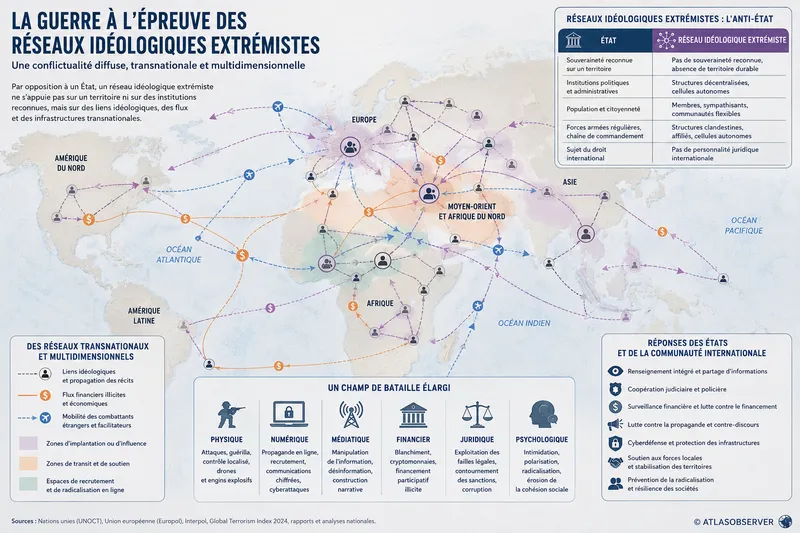 La guerre face aux réseaux extrémistes