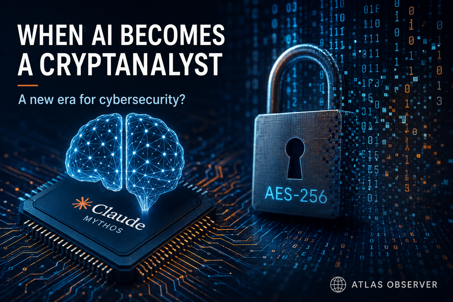 When Artificial Intelligence Becomes a Cryptanalyst