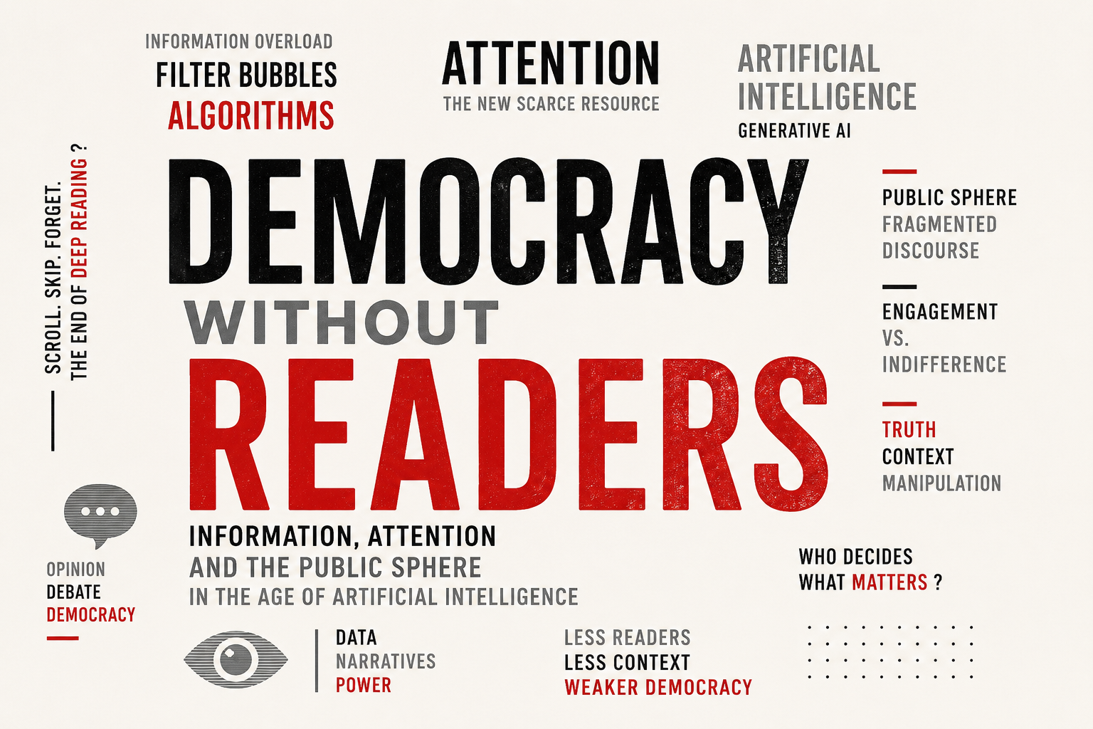Democracy Without Readers: Information, Attention and Public Life in the Age of Artificial Intelligence