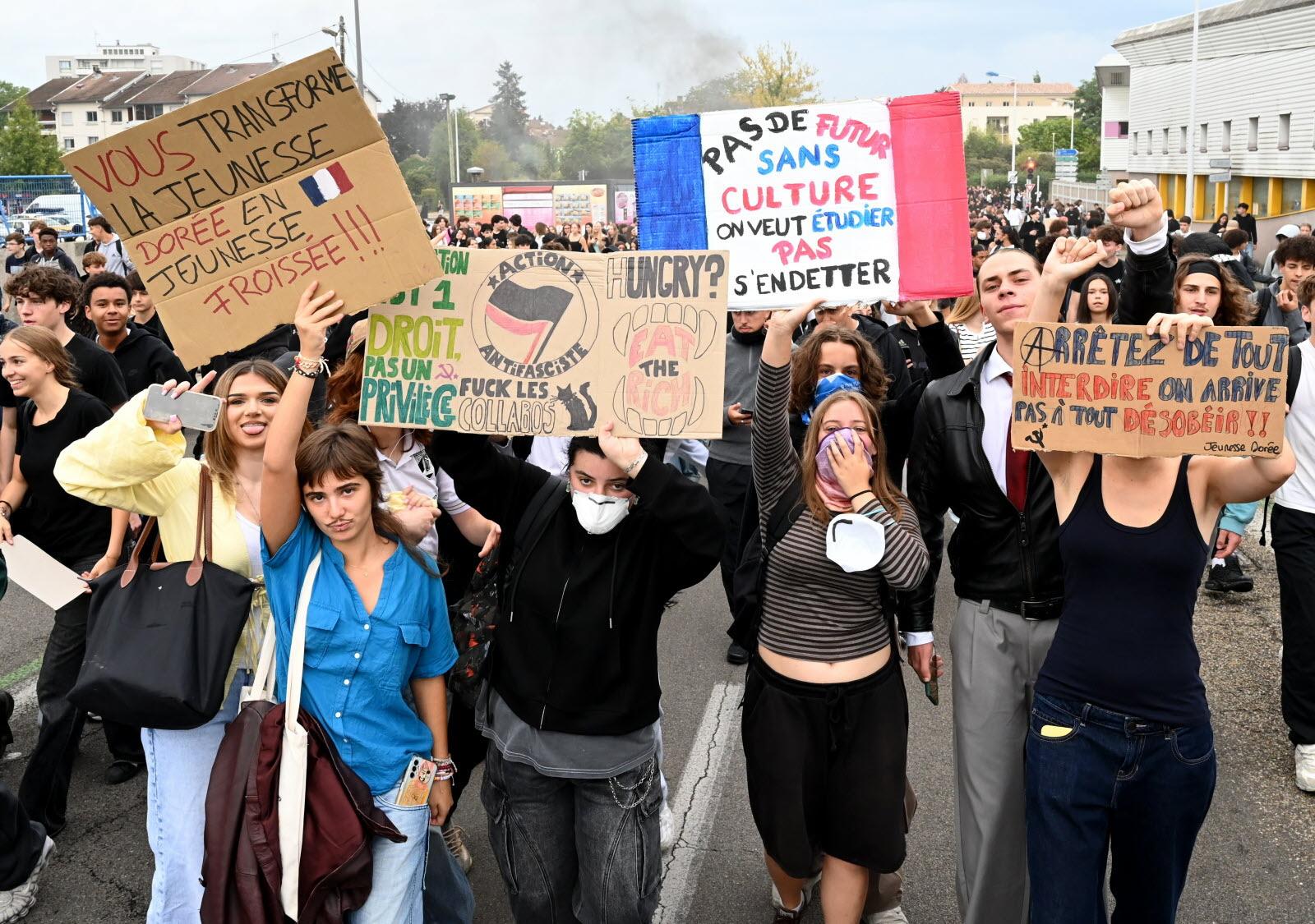 Manifestants à Paris